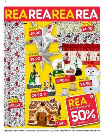Rusta Gardiner erbjuda