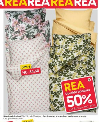 Rusta Bäddset erbjuda