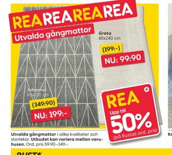 Rusta Mattor erbjuda