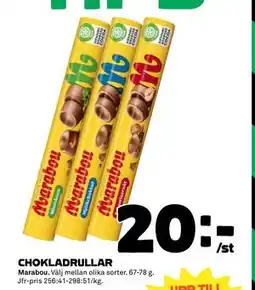 Coop CHOKLADRULLAR erbjuda