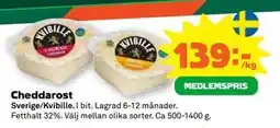 Stora Coop Cheddarost, Medlemspris erbjuda