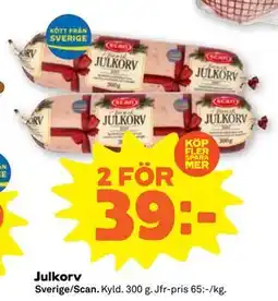 Stora Coop Julkorv erbjuda