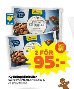 Stora Coop Kycklingköttbullar erbjuda