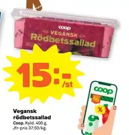 Stora Coop Vegansk rödbetssallad erbjuda