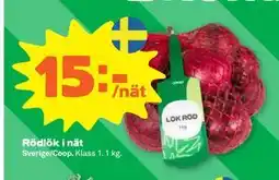 Stora Coop Rödlök i nät erbjuda