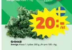 Stora Coop Grönkål erbjuda
