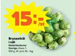 Stora Coop Brysselkål i nät erbjuda
