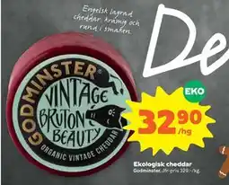 Stora Coop Ekologisk cheddar erbjuda