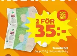 Stora Coop Tunnbröd erbjuda