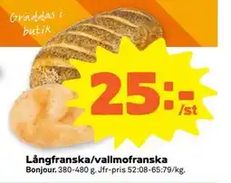 Stora Coop Långfranska/vallmofranska erbjuda