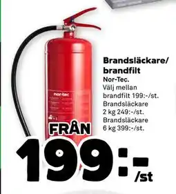 Stora Coop Brandsläckare/ brandfilt erbjuda