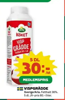 Coop VISPGRÄDDE, Medlemspris erbjuda