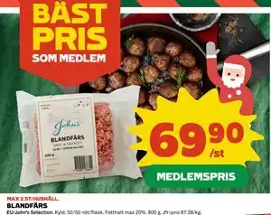 BLANDFÄRS, Medlemspris