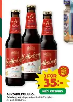 Coop ALKOHOLFRI JULÖL, Medlemspris erbjuda