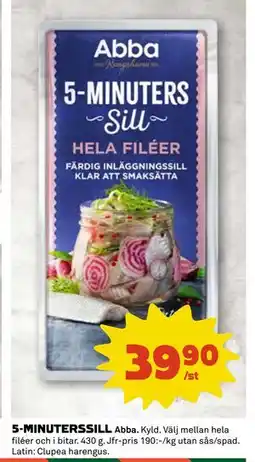 Coop 5-MINUTERSSILL erbjuda