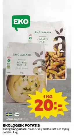 Coop EKOLOGISK POTATIS erbjuda