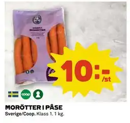 Coop MORÖTTER I PÅSE erbjuda