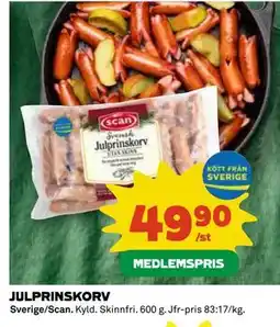 Coop JULPRINSKORV, Medlemspris erbjuda