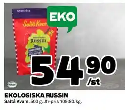 Coop EKOLOGISKA RUSSIN erbjuda