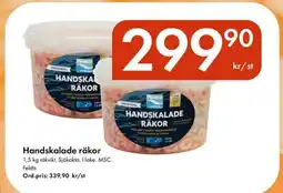 Snabbgross Handskalade räkor erbjuda