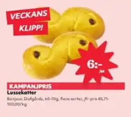 Hemköp Lussekatter erbjuda