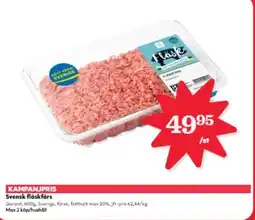 Hemköp Svensk fläskfärs erbjuda