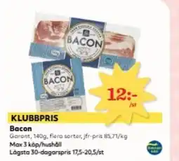 Hemköp Bacon erbjuda
