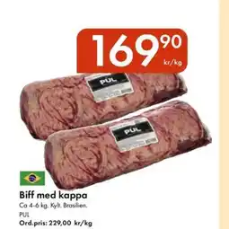Snabbgross Biff med kappa erbjuda