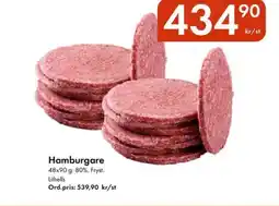 Snabbgross Hamburgare erbjuda