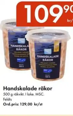 Snabbgross Handskalade räkor erbjuda