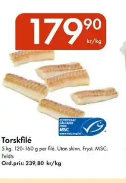Snabbgross Torskfilé erbjuda