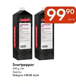 Snabbgross Svartpeppar erbjuda