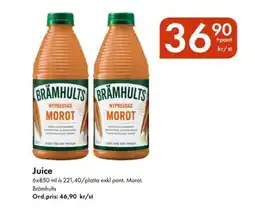 Snabbgross Juice erbjuda