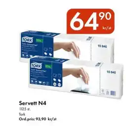 Snabbgross Servett N4 erbjuda