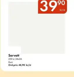 Snabbgross Servett erbjuda
