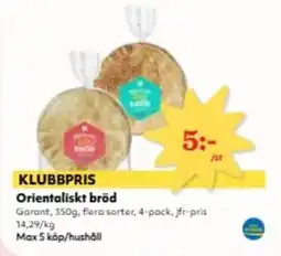 Hemköp Orientaliskt bröd erbjuda