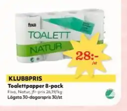 Hemköp Toalettpapper 8-pack erbjuda