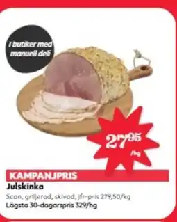 Hemköp Julskinka erbjuda