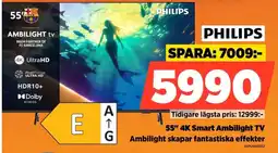 Power PHILIPS 55" 4K Smart Ambilight TV 55PUS810012 erbjuda