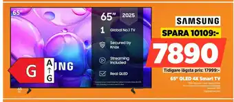 SAMSUNG 65" QLED 4K Smart TV TQ65Q6FAAUXXC
