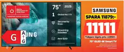 Power SAMSUNG 75" QLED 4K Smart TV TQ75Q7FAAUXXC erbjuda