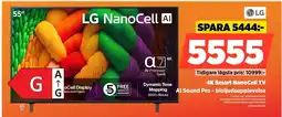 Power LG 4K Smart NanoCell TV 55NANO8EA6A erbjuda
