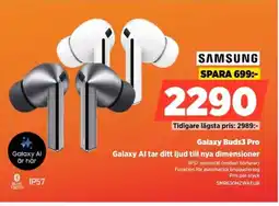 Power SAMSUNG Galaxy Buds3 Pro SMR630NZWAEUB erbjuda