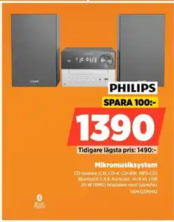 Power PHILIPS Mikromusiksystem TAM3205M12 erbjuda