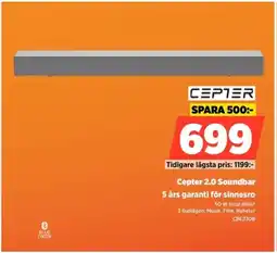Power CEPTER 2.0 Soundbar erbjuda