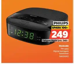 Power PHILIPS Klockradio TAR320512 erbjuda