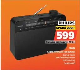 Power PHILIPS Radio TAR250910 erbjuda