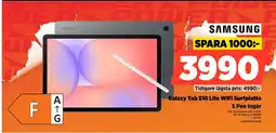 Power SAMSUNG Galaxy Tab S10 Lite WiFi Surfplatta SMX400NZAREUB erbjuda