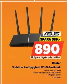 Power ASUS Router ASRTAX57 erbjuda