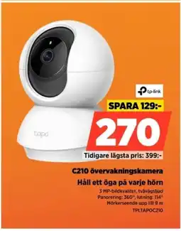 Power C210 övervakningskamera TPLTAPOC210 erbjuda